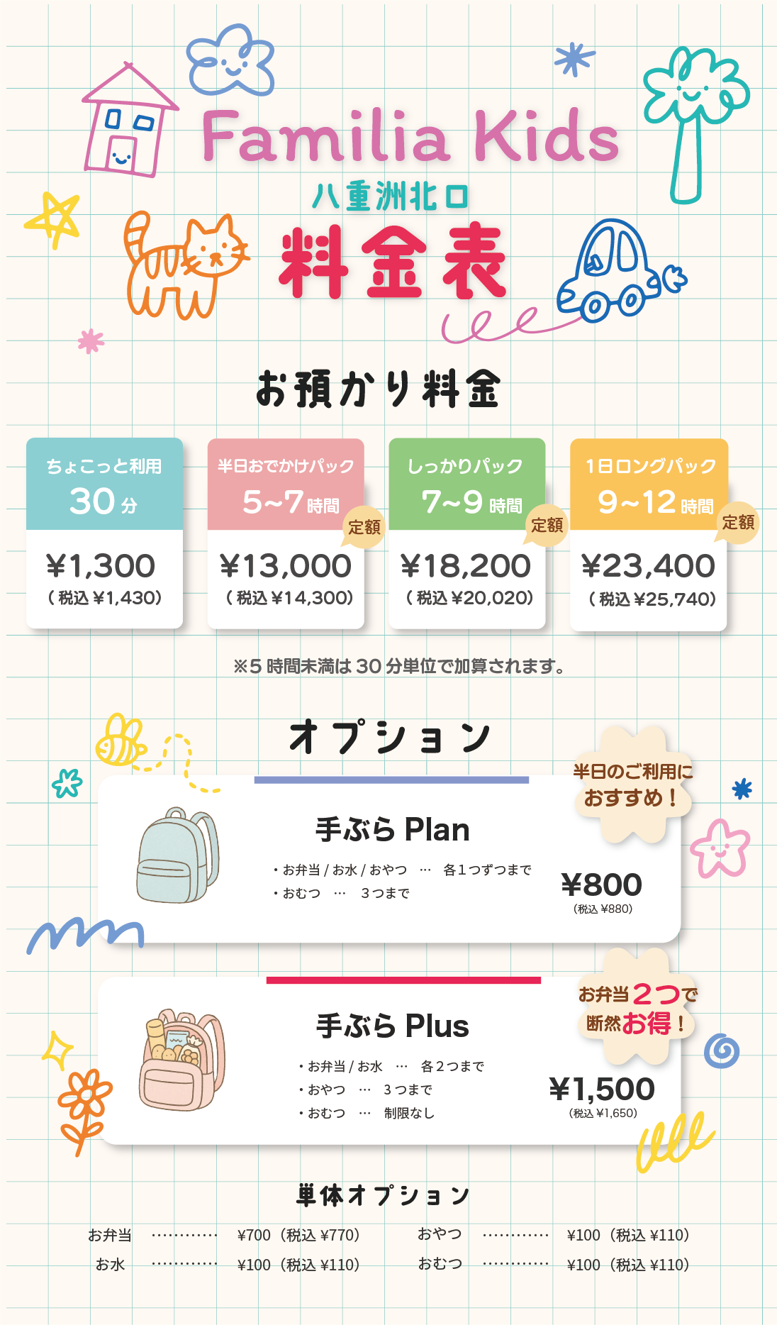 八重洲北口料金表